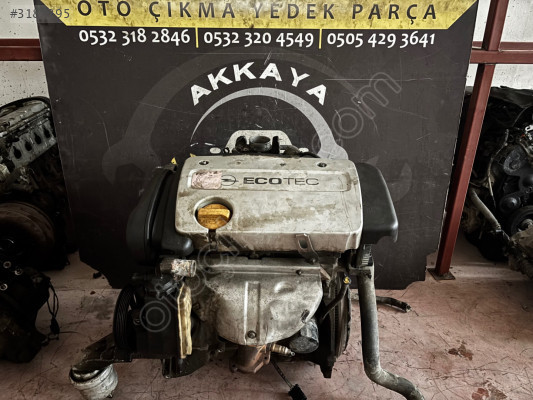 Orijinal OPEL ZAFİRA 1.6 16 VALF ÇIKMA X16XEL KOMPLE MOTOR