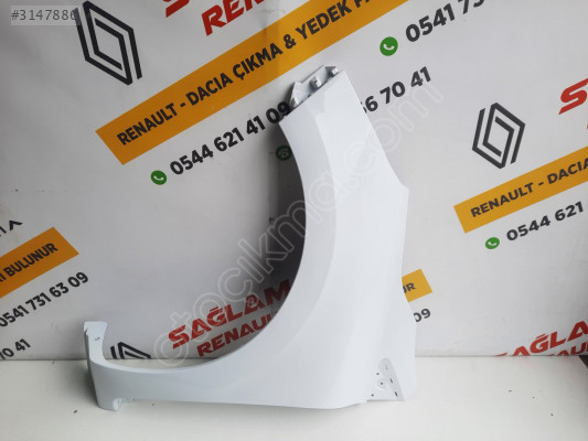 Clio 4 Sıfır Sol Ön Çamurluk Beyaz 631017984R