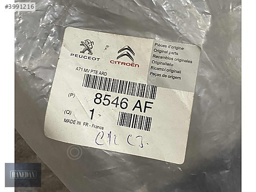 PEUGEOT 307 SAĞ ARKA KAPI ÇITASI 8546 AF