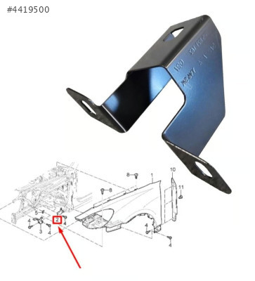 95850316100 CAYENNE 2011-2015 ÇAMURLUK BAGLANTI BRAKETİ ÖN SOL