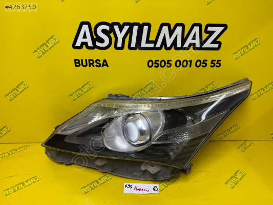 TOYOTA AVENSİS SOL FAR ORJİNAL (12-15)