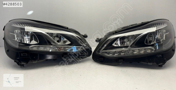 MERCEDES E SERİSİ W212 MAKYAJLI FAR SAĞ SOL ALTTAN LEDLİ