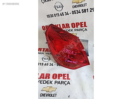 Opel Astra J Hacbek Sol arka Stop