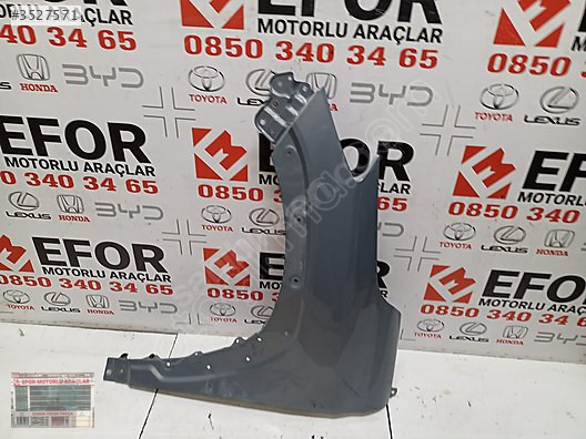 TOYOTA COROLLA CROSS ORJİNAL ÇIKMA SOL ÖN ÇAMURLUK