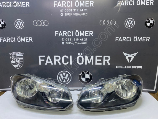 VOLKSWAGEN GOLF 6 SAĞ-SOL TAKIM ÖN FAR ORJİNAL
