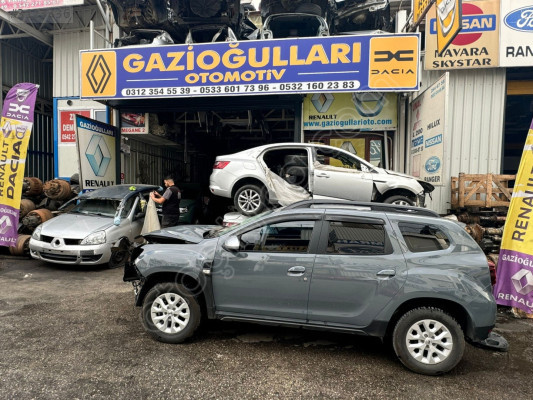 Dacia Duster 2 Çıkma Sol Ön Arka Kapı Nardo Grey