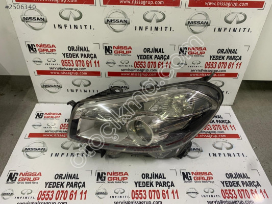 NİSSAN QASHQAİ SOL FAR ZENONSUZ ÇIKMA PARÇA J10 2010-2013