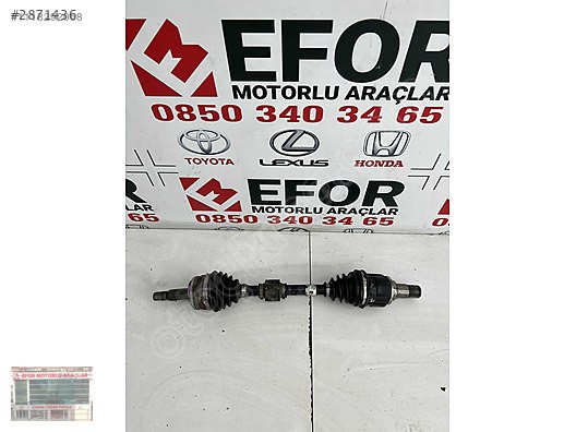 TOYOTA COROLLA 1.8 HYBRID SÖKME SOL AKS ORJİNAL PARÇA 19-23