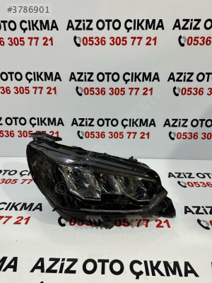 PEUGEOT 208 FULL LED SAĞ SOL TAKIM FAR ORJİNAL ÇIKMA