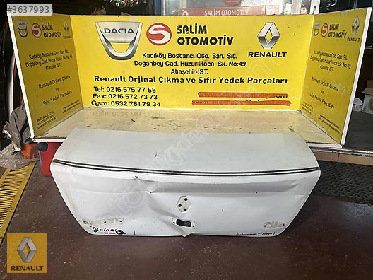 RENAULT CLIO 2 ÇIKMA ORJİNAL BAGAJ KAPAĞI VE DİĞER PARÇALARI