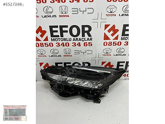 TOYOTA CHR SOL FAR ÇIKMA ORJİNAL YEDEK PARÇA