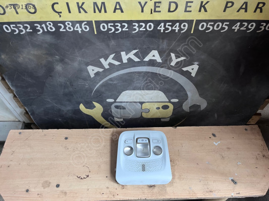 9673810977 Peugeot 208 Tavan Lambası Orjinal Çıkma