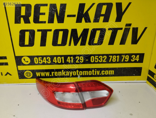 RENAULT FLUENCE LEDLİ SOL ARKA İÇ DIŞ STOP ORJ ÇIKMA RENKAY OTO