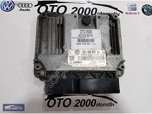 03G906021QJ-03G906021AB-EDC16U34 GOLF 1.9 TDI BLS MOTOR BEYNİ