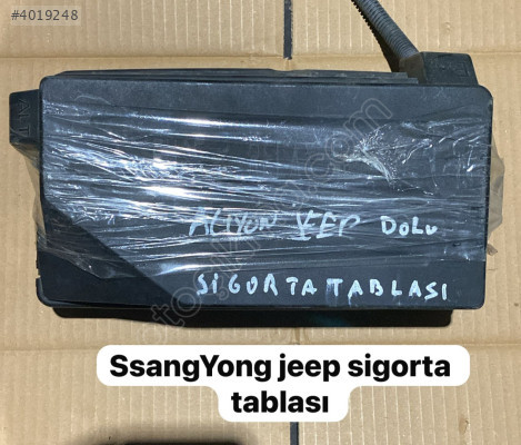 SSANGYONG JEEP SİGORTA TABLASI