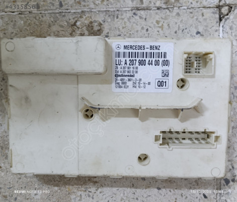 A 207 900 4400 Mercedes W207 Cam açma Beyni