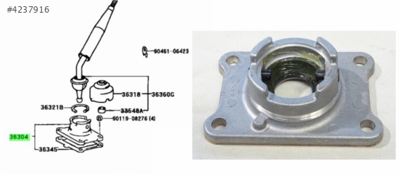 VİTES KOLU ALT TUTUCU MEKANİZMA TOYOTA HILUX 89-97/RUNNER/LAND