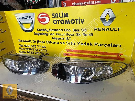 FLUENCE MERCEKLİ FAR SIFIR CIKMA ORJINAL VE DİĞER PARCALA