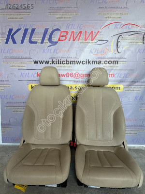 BMW G30 520 530 ÇIKMA ORJİNAL BEJ KOLTUK TAKIMI
