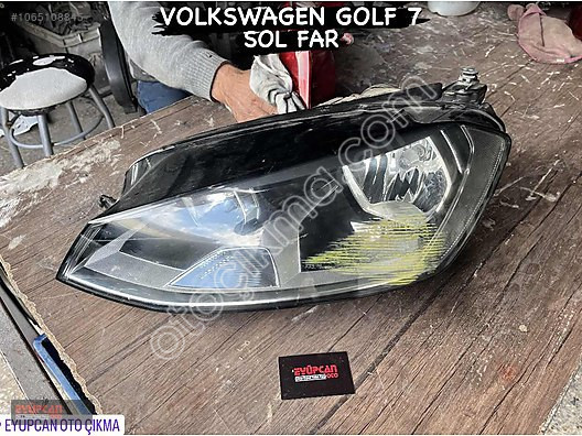 VW Golf 7 Sol Ön Far - Orjinal ve Hatasız - Eyupcan Oto