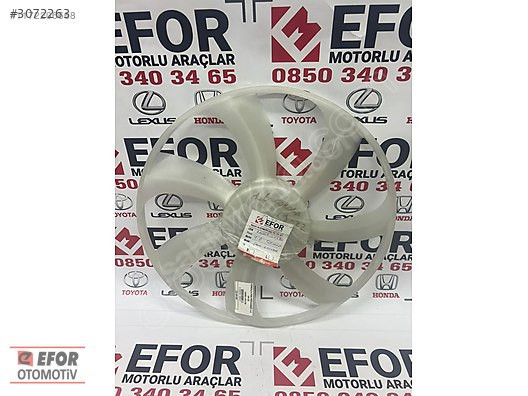 TOYOTA COROLLA SIFIR FAN PERVANESİ 1.6 19-22 OEM NO:16361-0T170