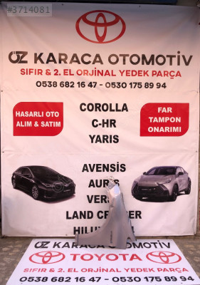 2019-2025 TOYOTA COROLLA ÇIKMA ORJINAL SOL ÖN ÇAMURLUK