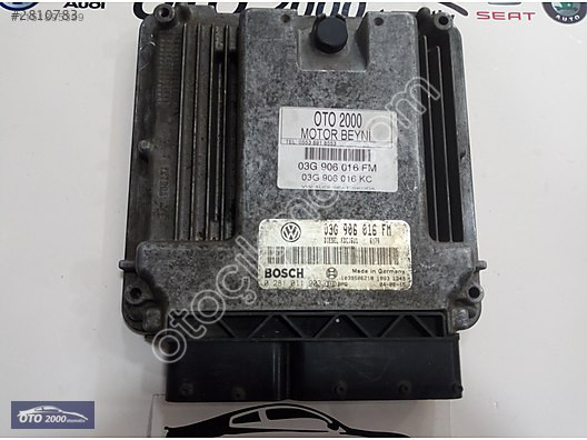 03G906016FM-03G906016KC-EDC16U1 GOLF-JETTA BKD MOTOR BEYNİ