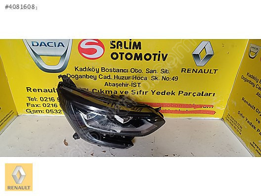 RENAULT MEGANE 4 İCON ÇIKMA ORJİNAL SAĞ FAR VE DİGER PARÇALARI