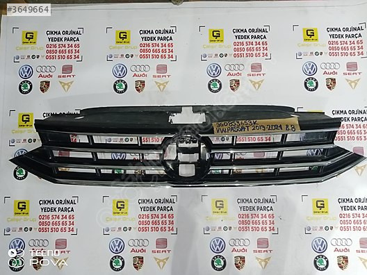 VOLKSWAGEN PASSAT B8 3G085 R-LİNE ÖN PANJUR OEM 3g08536531 ÇIKMA