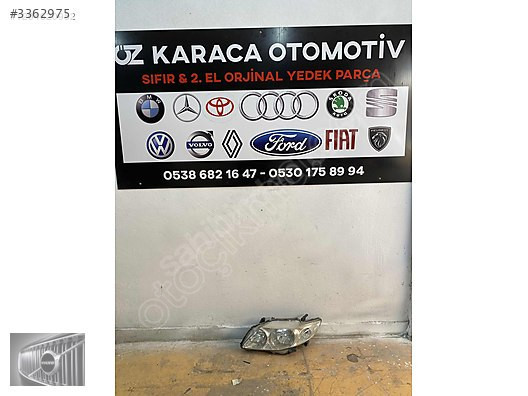 2007-2013 TOYOTA COROLLA ÇIKMA ORJİNAL SOL ÖN FAR