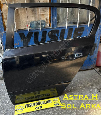 ASTRA H HB SOL ARKA KAPİ SİYAH HATASİZ KRİKO CAM BAGAJ KAPUT