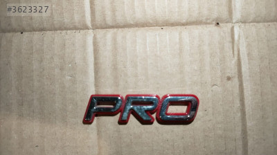 CHERY TİGGO 7 8 PRO BAGAJ YAZISI GRİ KIRMIZI ÇIKMA ORJİNAL