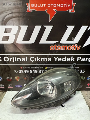 Orjinal Çıkma Fiat Punto Sol Ön Far - Oto Parçaları