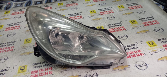OPEL CORSA D MAKYAJLI SAĞ FAR ÇIKMA SÖKME YEDEK PARÇA
