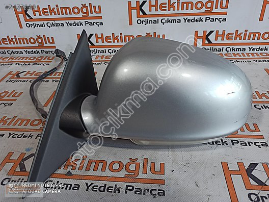 1998-2005 VW Passat B5 Isıtmalı Sol Dikiz Aynası Orjinal