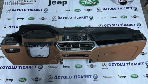 BMW G22-G23-G26 4 Serisi Ön Göğüs Torpido Siyah-Turuncu
