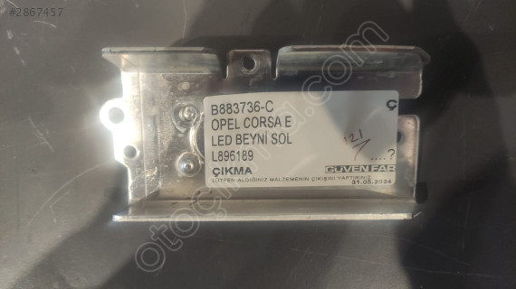 OPEL CORSA E LED BEYNİ SOL L896189 B883736-C Ç