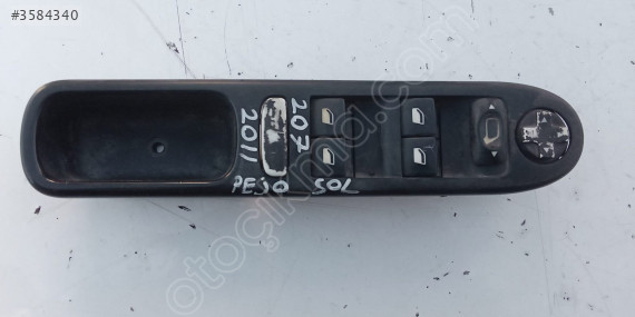 peugeot 207 2011 sol ön cam düğmesi (son fiyat)