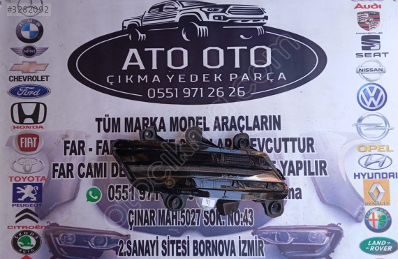 PEUGEOT 3008 - 5008 ORJİNAL ÇIKMA SOL GÜNDÜZ LEDİ