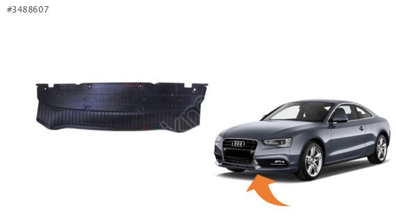 8T0807611 AUDI A5 2012-2017 ÖN TAMPON SPOYLERİ