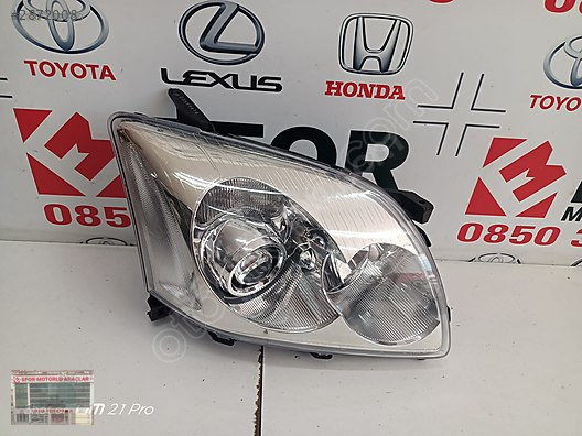 TOYOTA AVENSİS DEPO MARKA SIFIR AYARINDA SAĞ FAR 03-05