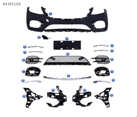 ÖN TAMPON ( PANJURSUZ ) S400 AMG W222 2018-