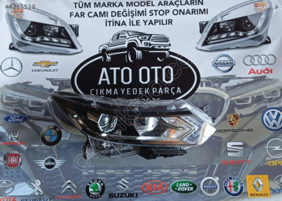 NİSSAN QASHQAİ ORJİNAL ÇIKMA SAĞ FAR C