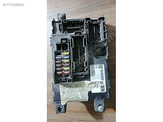 Opel CorsaD BCM ve iç sigortalık GM(13424262) orijinal 6.750 TL