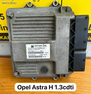 Astra h 1.3 cdti motor beyni 55573956