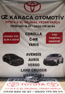 2020-2025 TOYOTA HİLUX ÇIKMA ORJİNAL SOL ÖN FAR