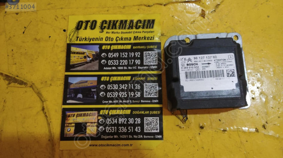 Peugeot 208 Modeli İçin 9812713780 Numaralı Airbag Beyni