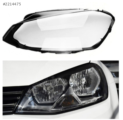 VOLKSWAGEN GOLF 7 DÜZ TİP SOL FAR CAMI SIFIR
