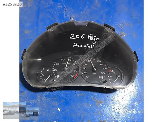 OTO CEMDEN ÇIKMA PEUGEOT 206 GÖSTERGE