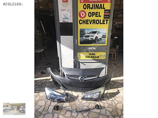Opel astra j dolu ön tampon sağ sol takım farlar ORJİNAL OTO